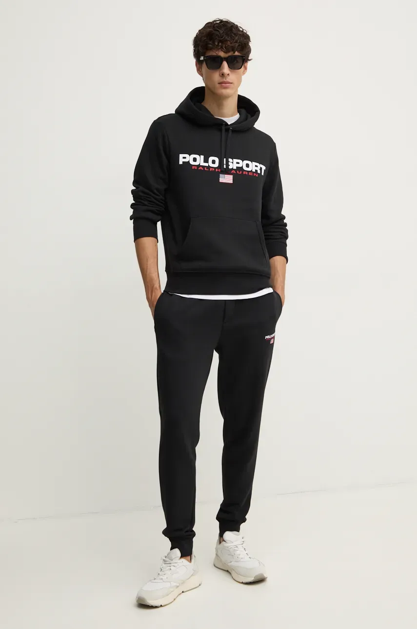 Кофта Polo Ralph Lauren мужская цвет белый с капюшоном с принтом 710938447 Кофта Polo Ralph Lauren мужская цвет белый с капюшоном с принтом 710938447