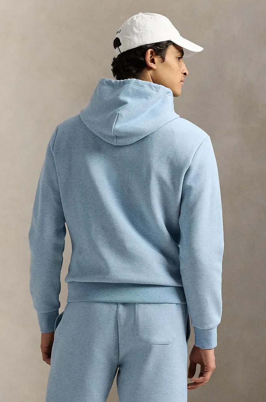 Кофта Polo Ralph Lauren мужская цвет чёрный с капюшоном с аппликацией 710936586 Кофта Polo Ralph Lauren мужская цвет чёрный с капюшоном с аппликацией 710936586