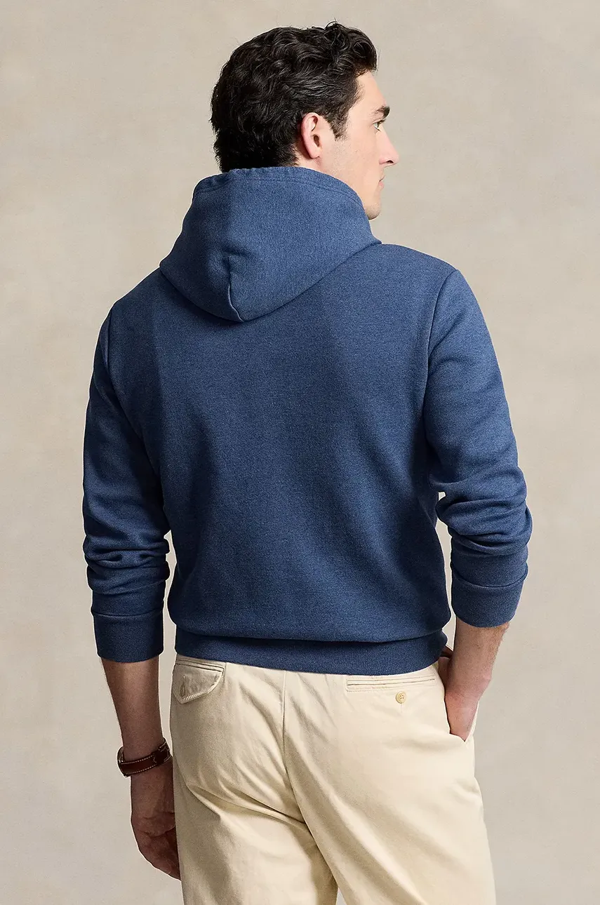 Кофта Polo Ralph Lauren мужская цвет чёрный с капюшоном с аппликацией 710936586 Кофта Polo Ralph Lauren мужская цвет чёрный с капюшоном с аппликацией 710936586