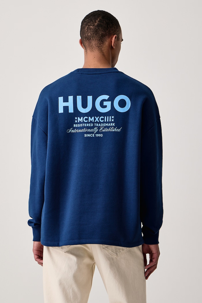 HUGO Blue za muškarce od pamuka Naviu