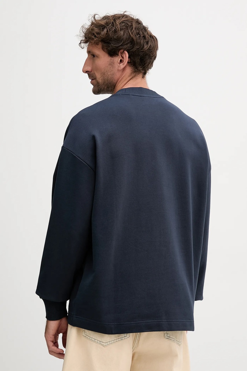 Хлопковая кофта Hugo Blue однотонная