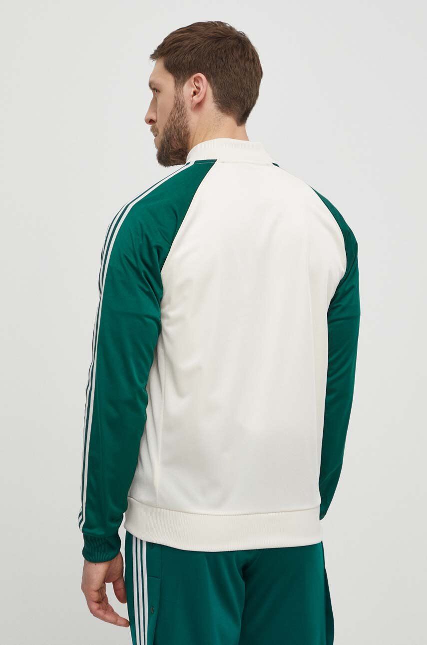Adidas Originals Bluză Bărbați, Culoarea Bej, Cu Model