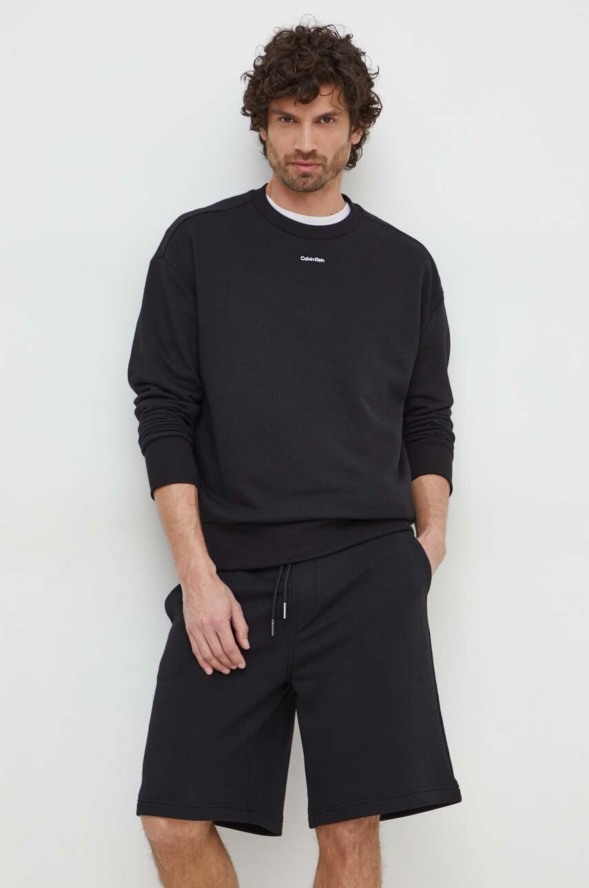 

Суичър Calvin Klein в черно с изчистен дизайн K10K112870, Черен