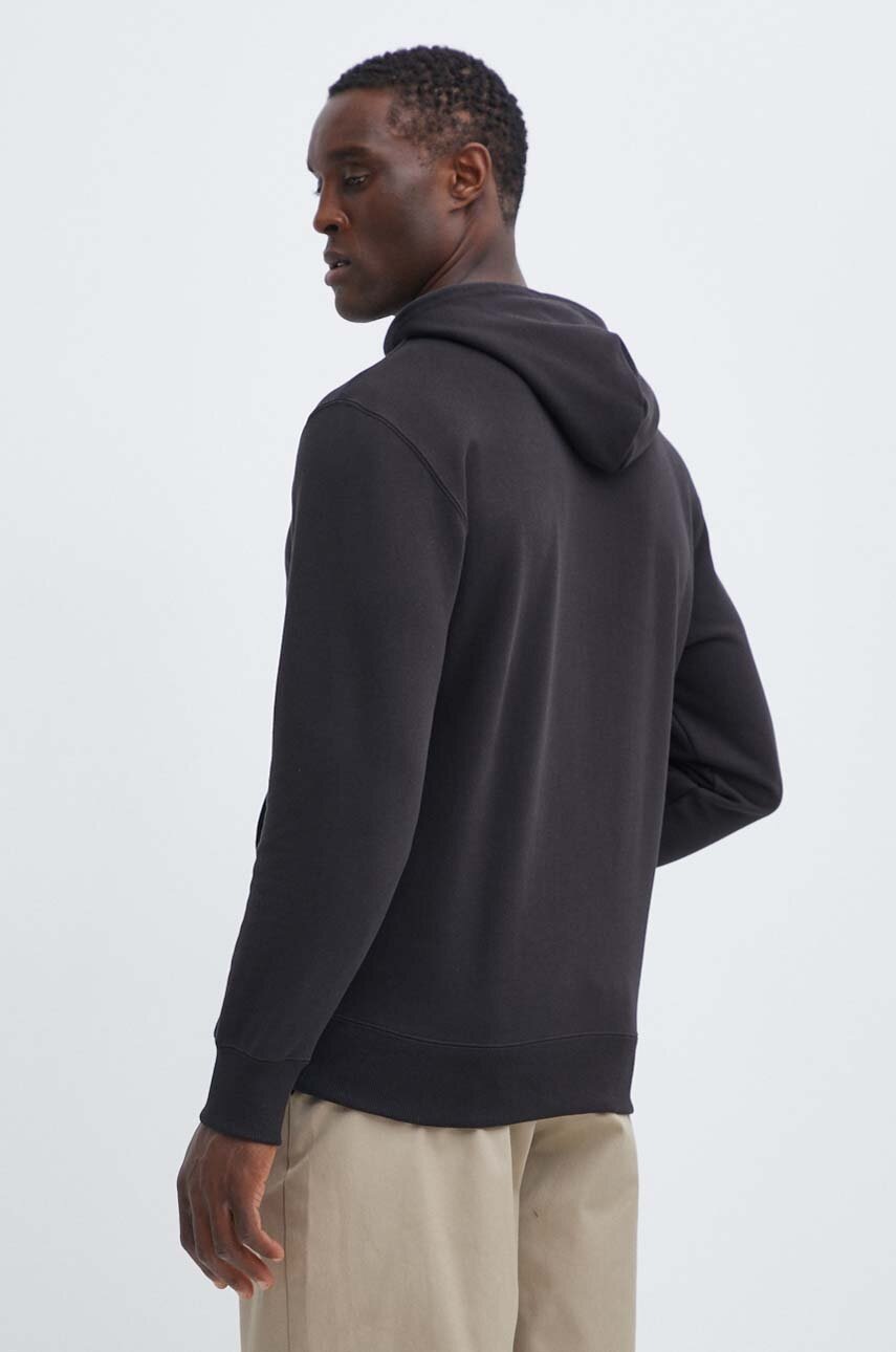 Puma pamut melegítőfelső PUMA X ONE PIECE fekete, férfi, nyomott mintás, kapucnis, 624666 termék 2. képe