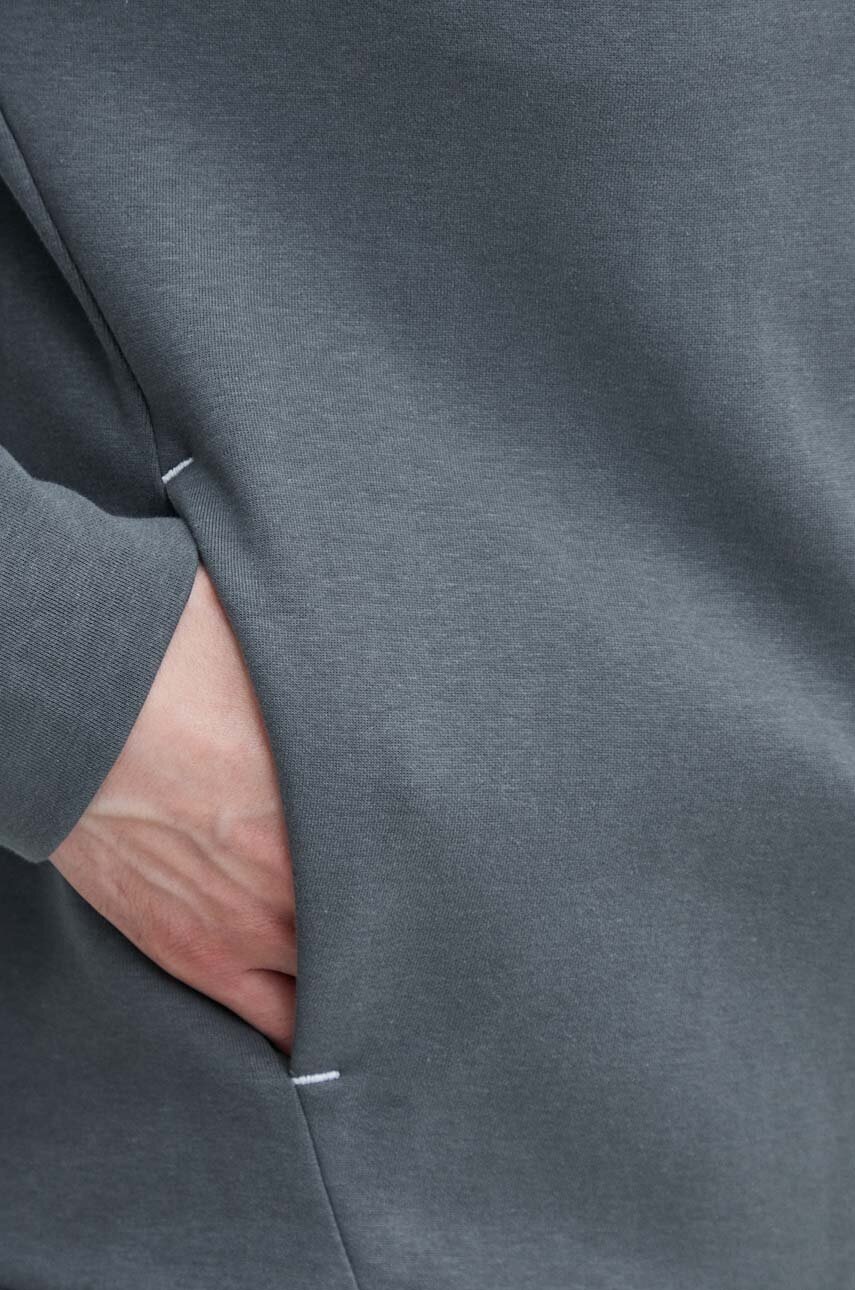 Μπλούζα Puma RAD/CAL χρώμα: γκρι, με κουκούλα, 678914 φωτογραφία