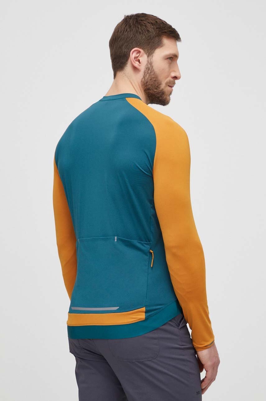 Jack Wolfskin sportos pulóver Gravex zöld, mintás, 1809971 termék 2. képe