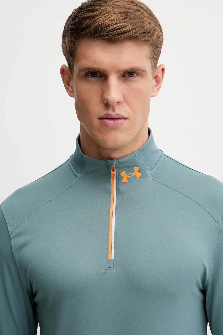 Φούτερ για τζόκινγκ Under Armour Qualifier χρώμα: γκρι φωτογραφία