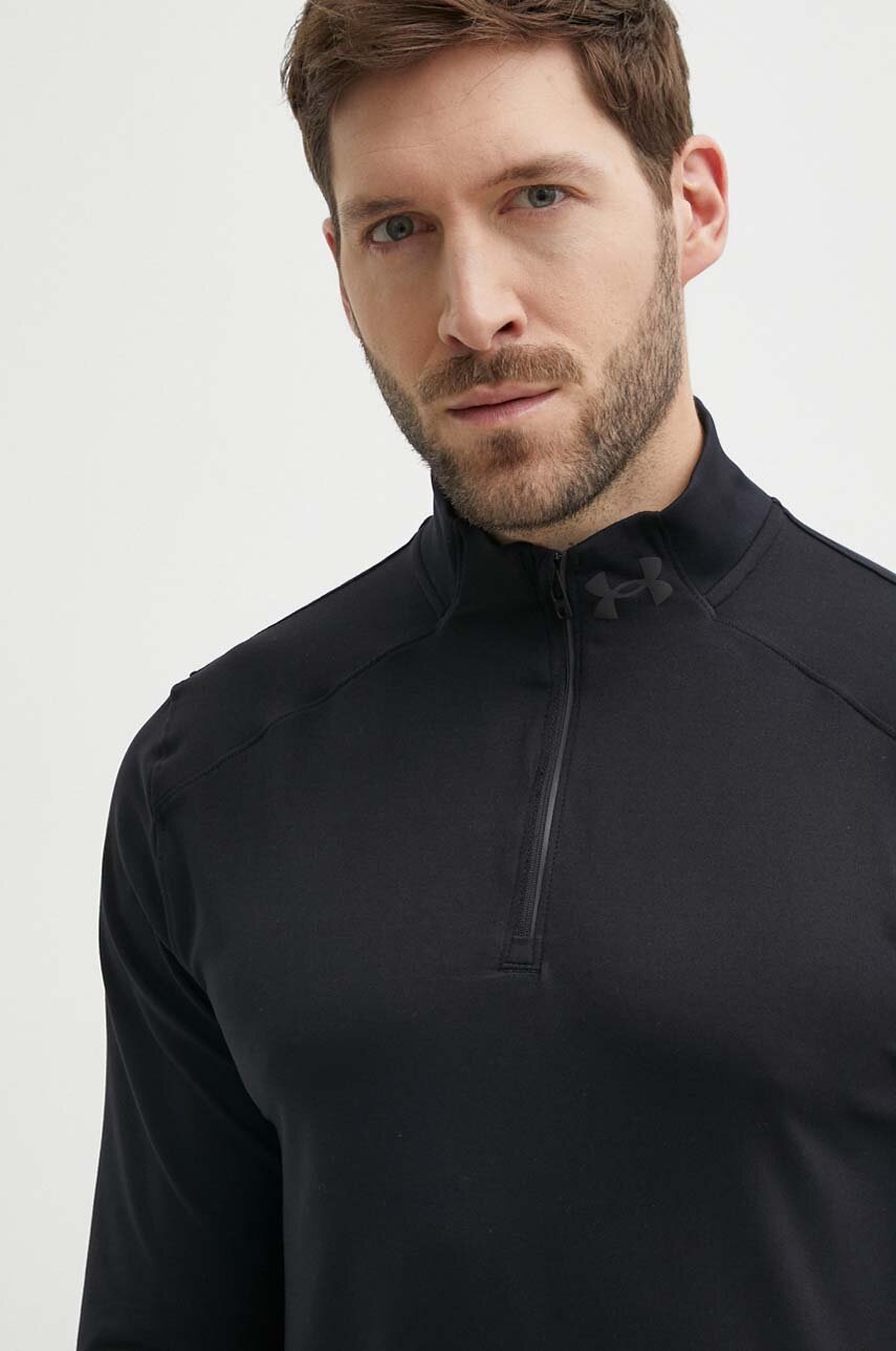 Φούτερ για τζόκινγκ Under Armour Qualifier χρώμα: μαύρο φωτογραφία