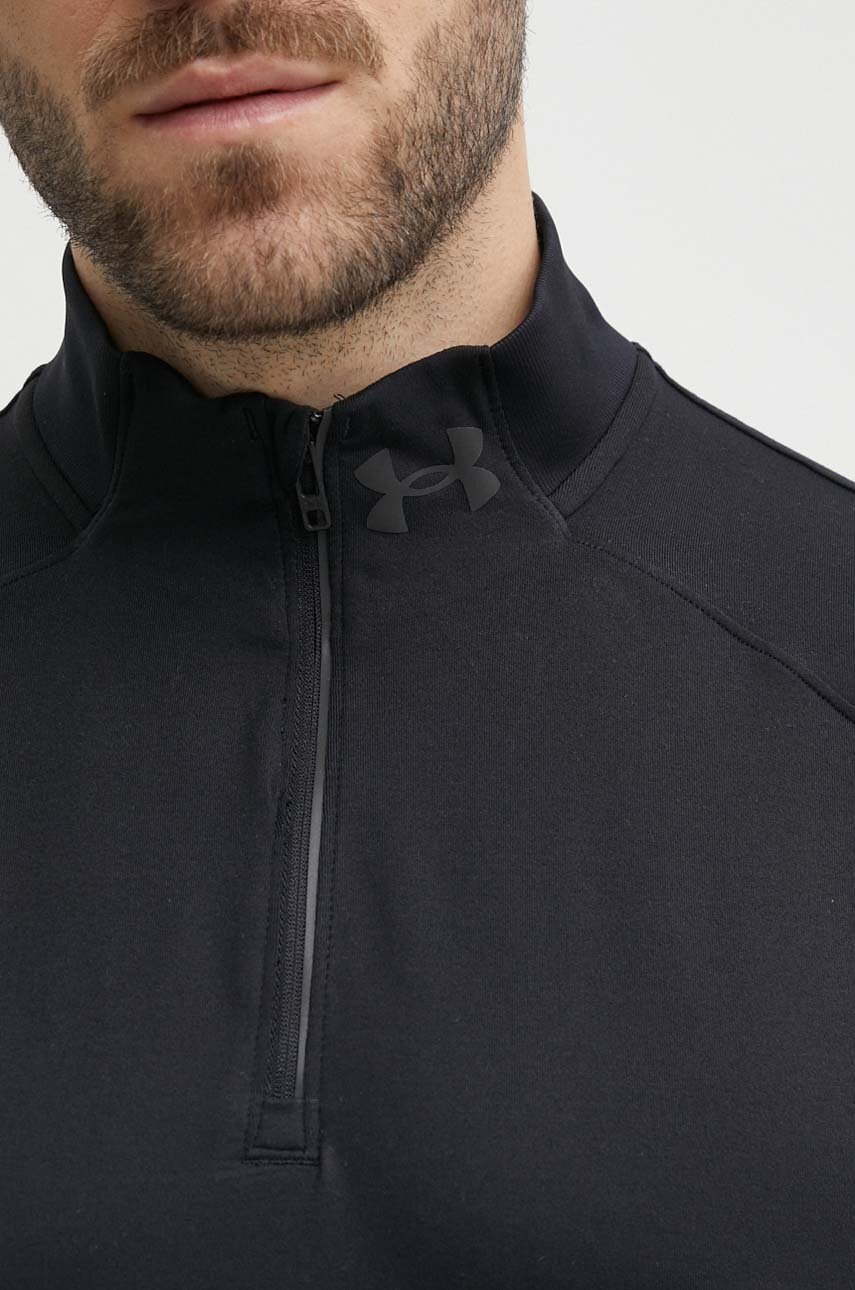 Φούτερ για τζόκινγκ Under Armour Qualifier χρώμα: μαύρο φωτογραφία