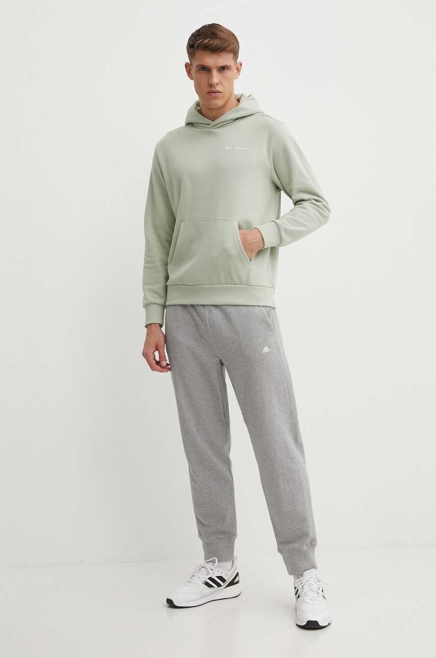 Μπλούζα Champion χρώμα: πράσινο, με κουκούλα, E20000 φωτογραφία