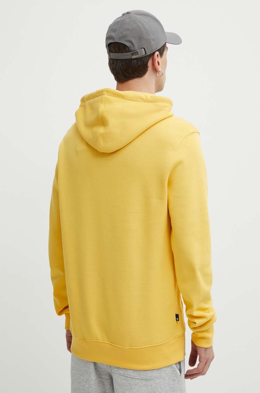 Timberland felső sárga, férfi, nyomott mintás, kapucnis, TB0A2BJHEG41 termék 2. képe