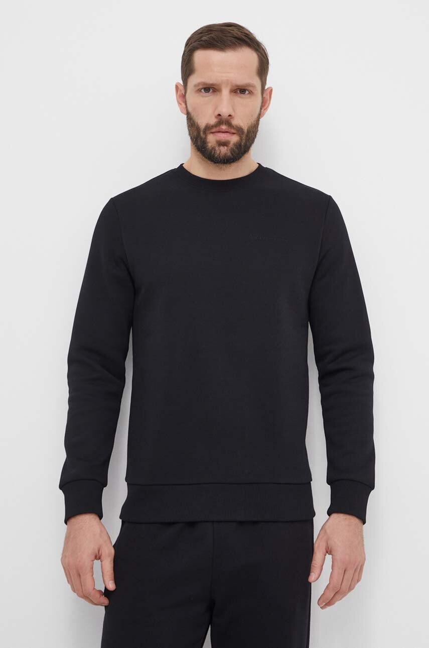Peak Performance bluza barbati, culoarea negru, neted Peak Performance bluza barbati, culoarea negru, neted