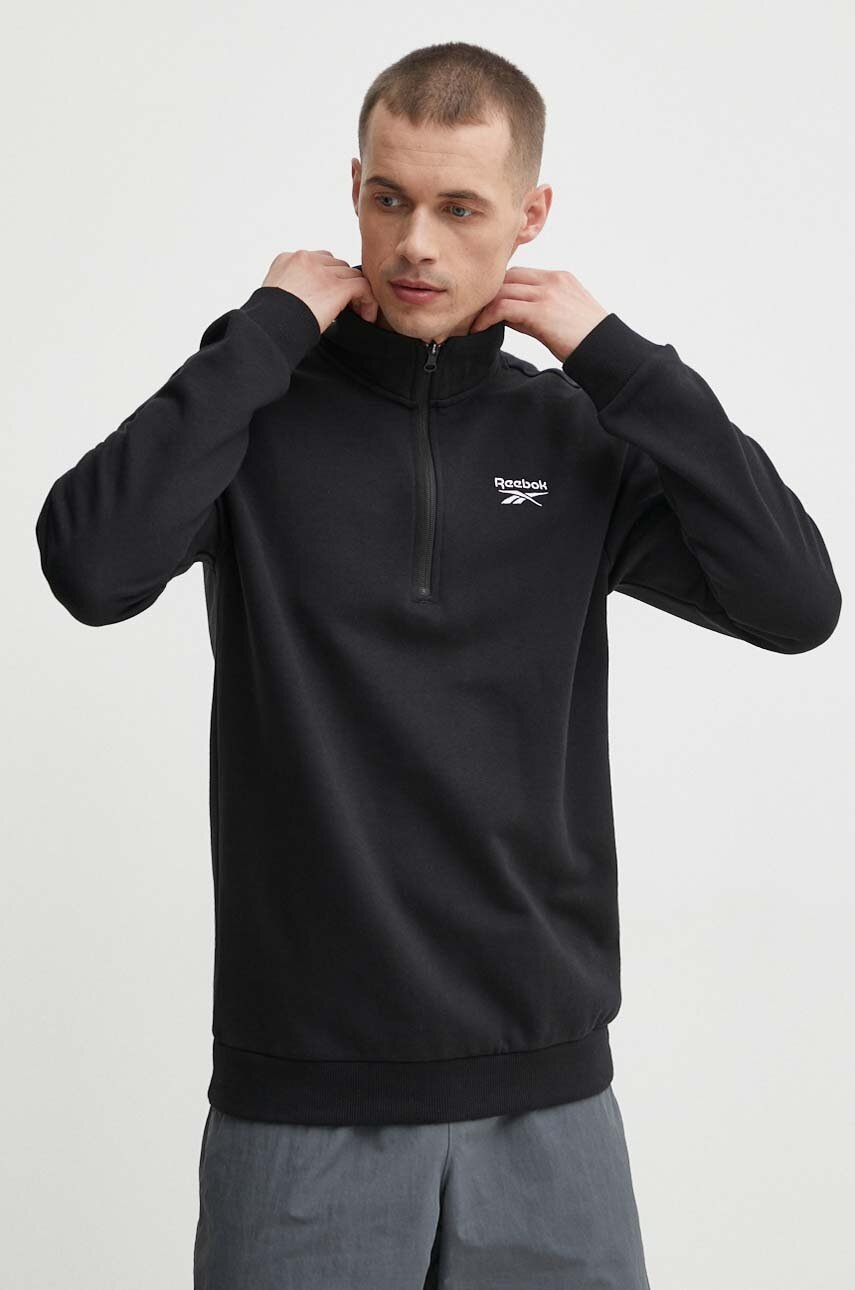 

Суичър Reebok Identity в черно с изчистен дизайн 100202886, Черен