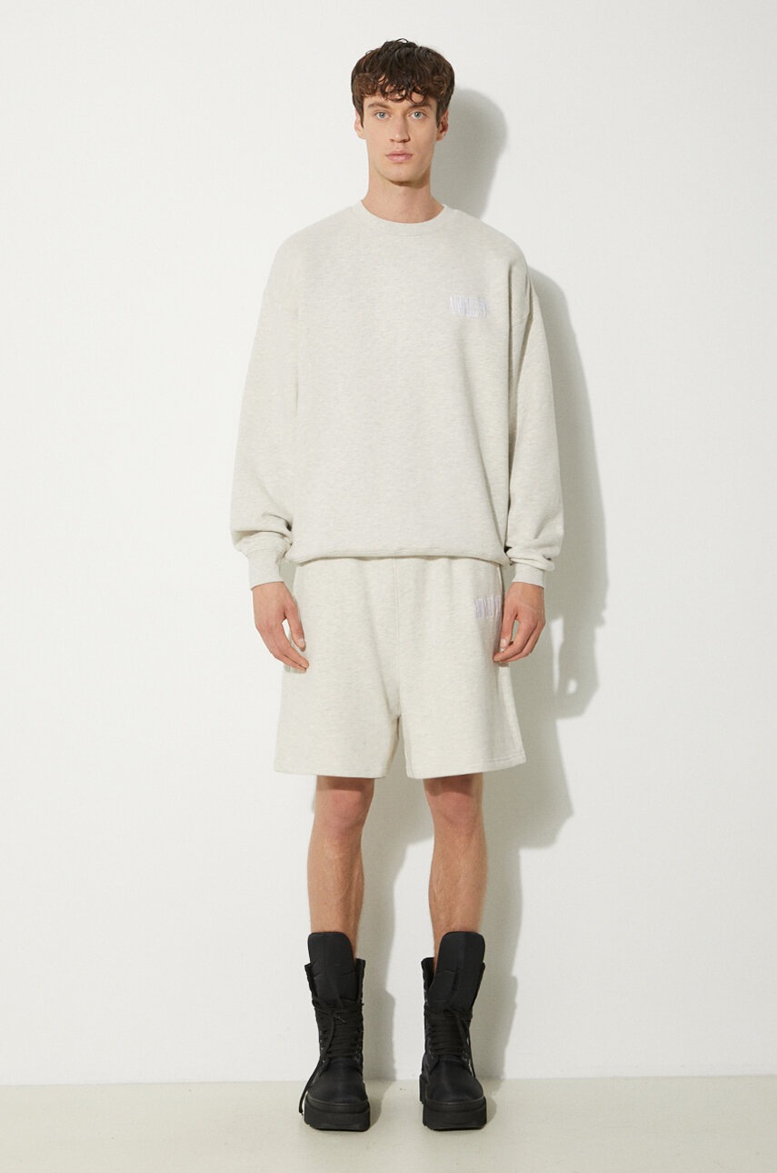 Βαμβακερή μπλούζα Awake NY Awake Crewneck χρώμα: γκρι, SP24-CN002 φωτογραφία