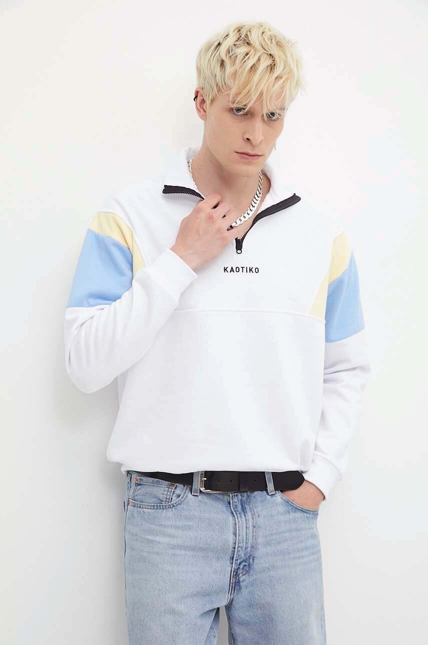 Μπλούζα Kaotiko χρώμα: άσπρο, AM031-06-G002 φωτογραφία
