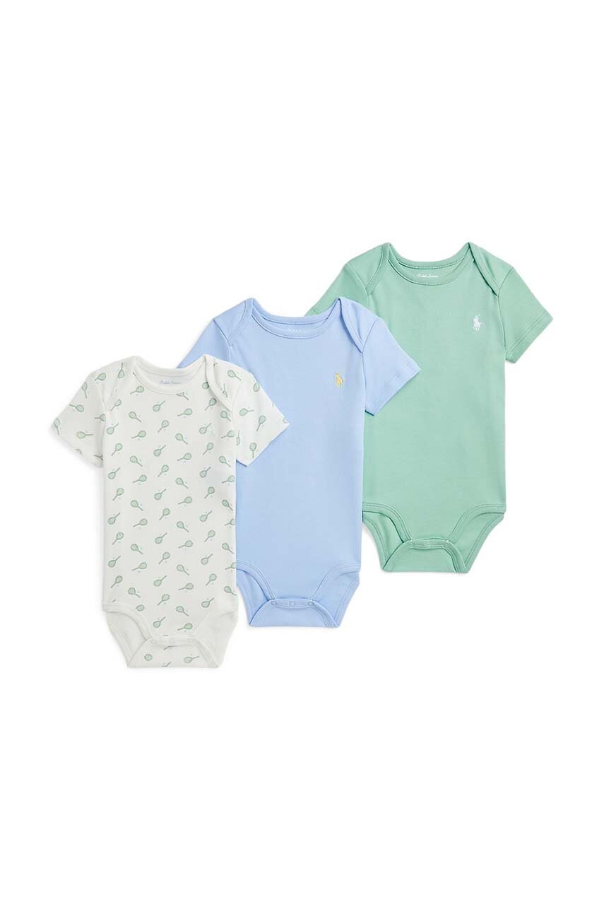 Bavlněné kojenecké body Polo Ralph Lauren 3-pack