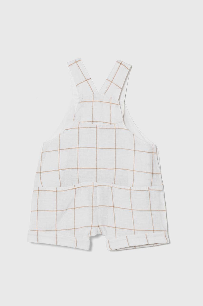 Дитячий лляний ромпер United Colors of Benetton Дитячий лляний ромпер United Colors of Benetton