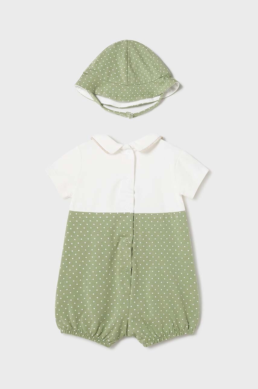 Бавовняний ромпер для немовлят Mayoral Newborn