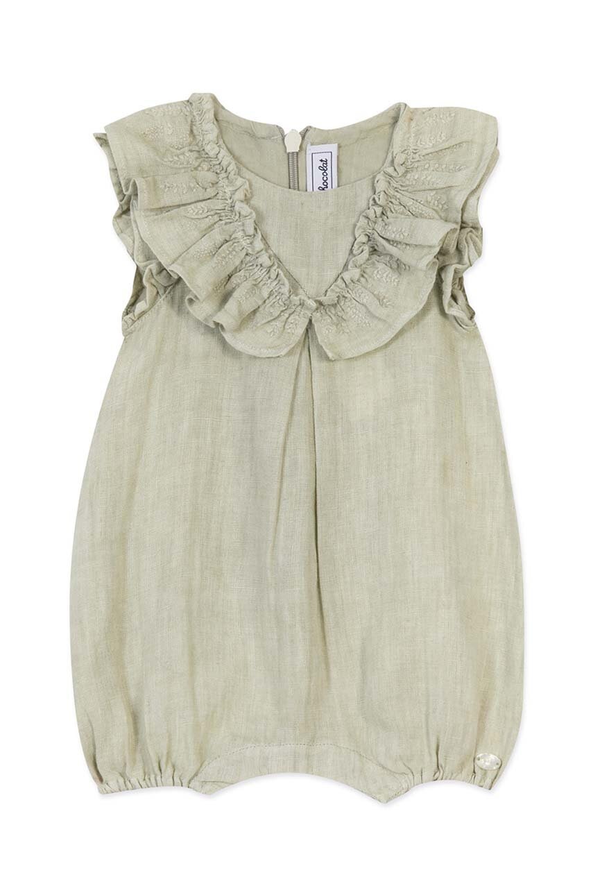 Tartine et Chocolat salopetă de in pentru bebeluși