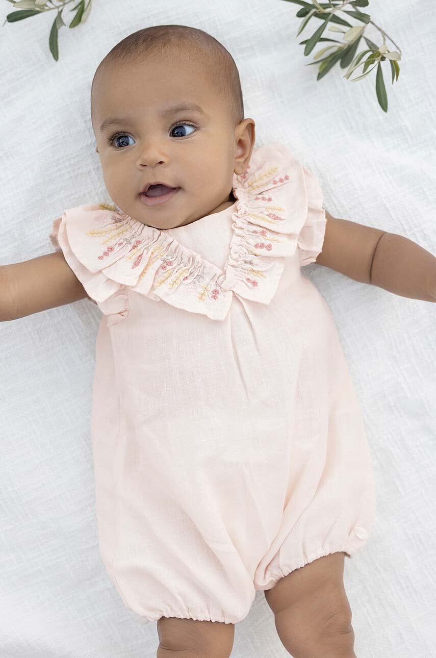 Tartine et Chocolat salopetă de in pentru bebeluși