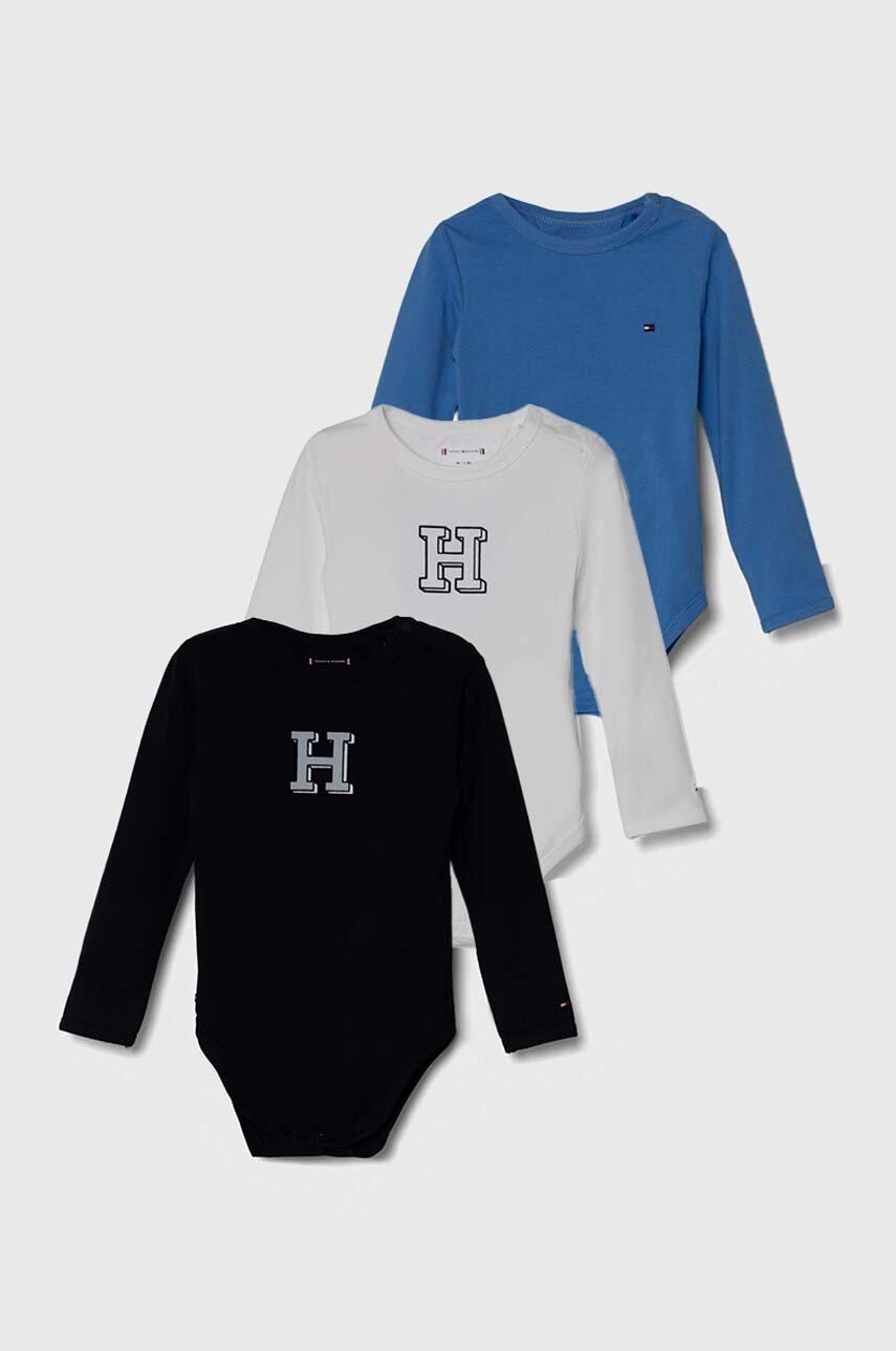 

Детско боди Tommy Hilfiger (3 броя), Тъмносин