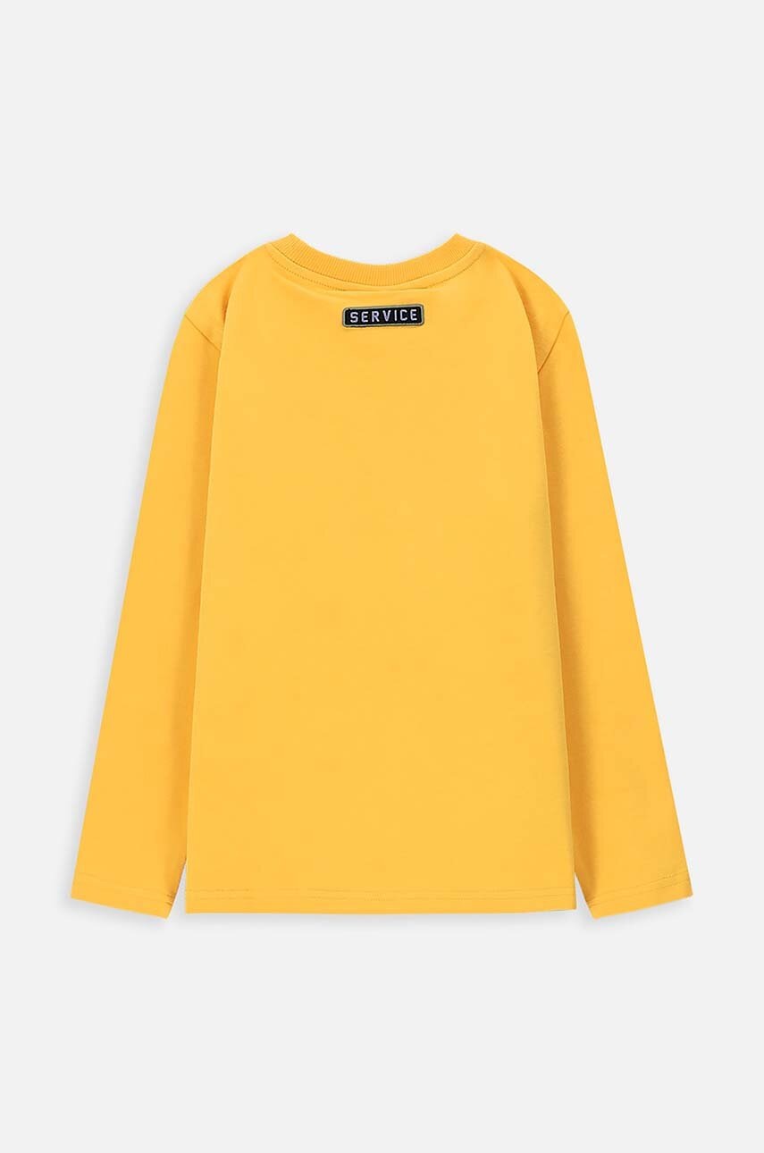 Детский лонгслив Coccodrillo цвет жёлтый с принтом Детский лонгслив Coccodrillo цвет жёлтый с принтом