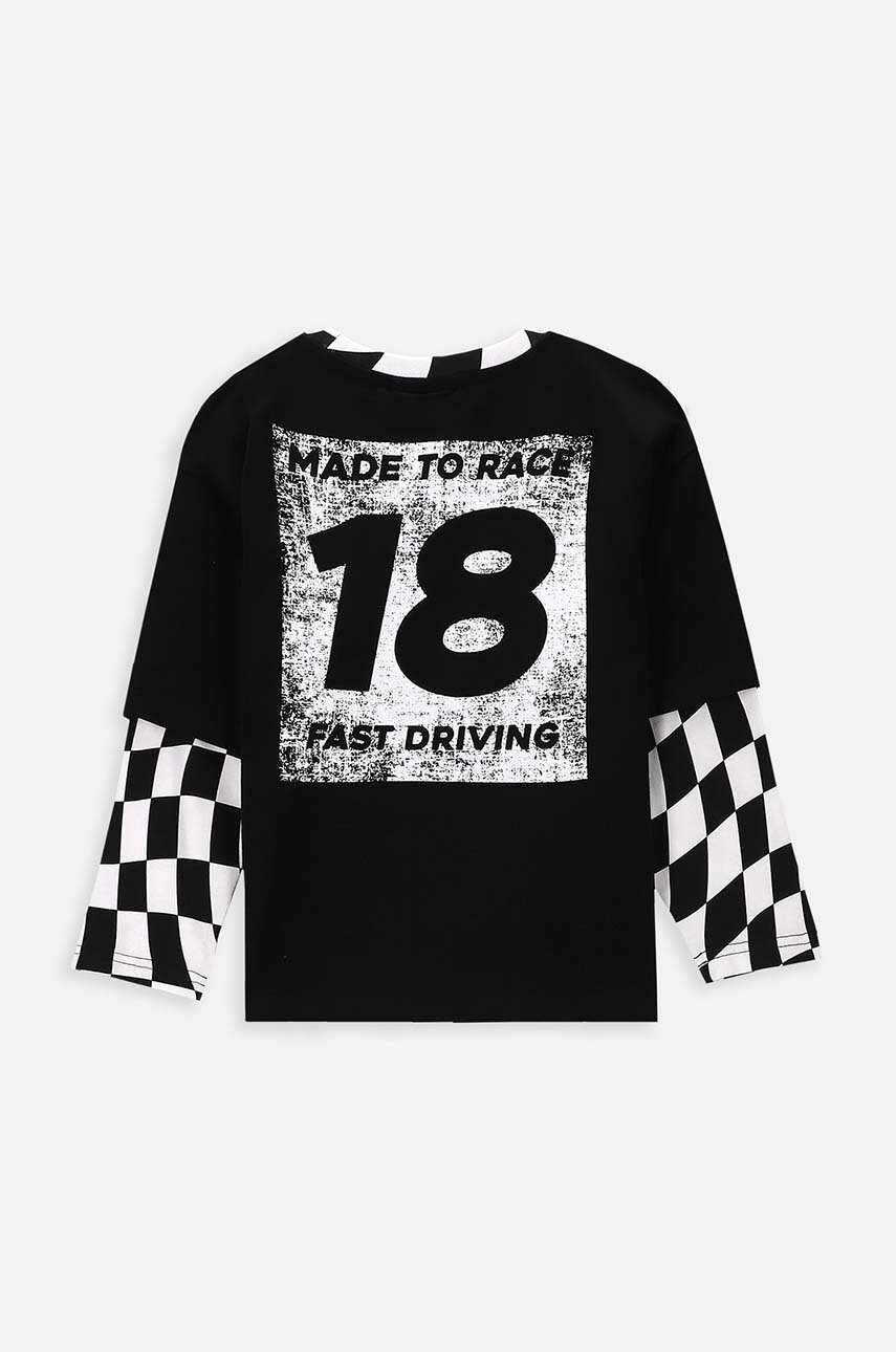 Детский лонгслив Coccodrillo цвет чёрный Детский лонгслив Coccodrillo цвет чёрный