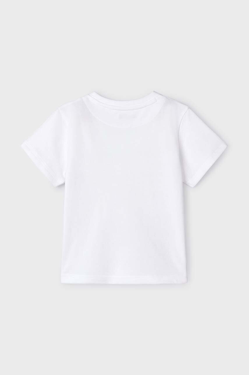 Детская футболка Mayoral цвет белый с принтом Детская футболка Mayoral цвет белый с принтом