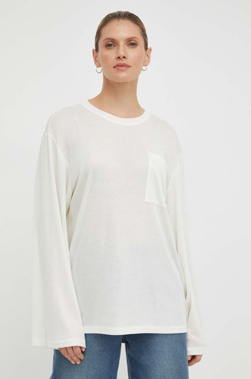 By Malene Birger longsleeve femei, culoarea bej