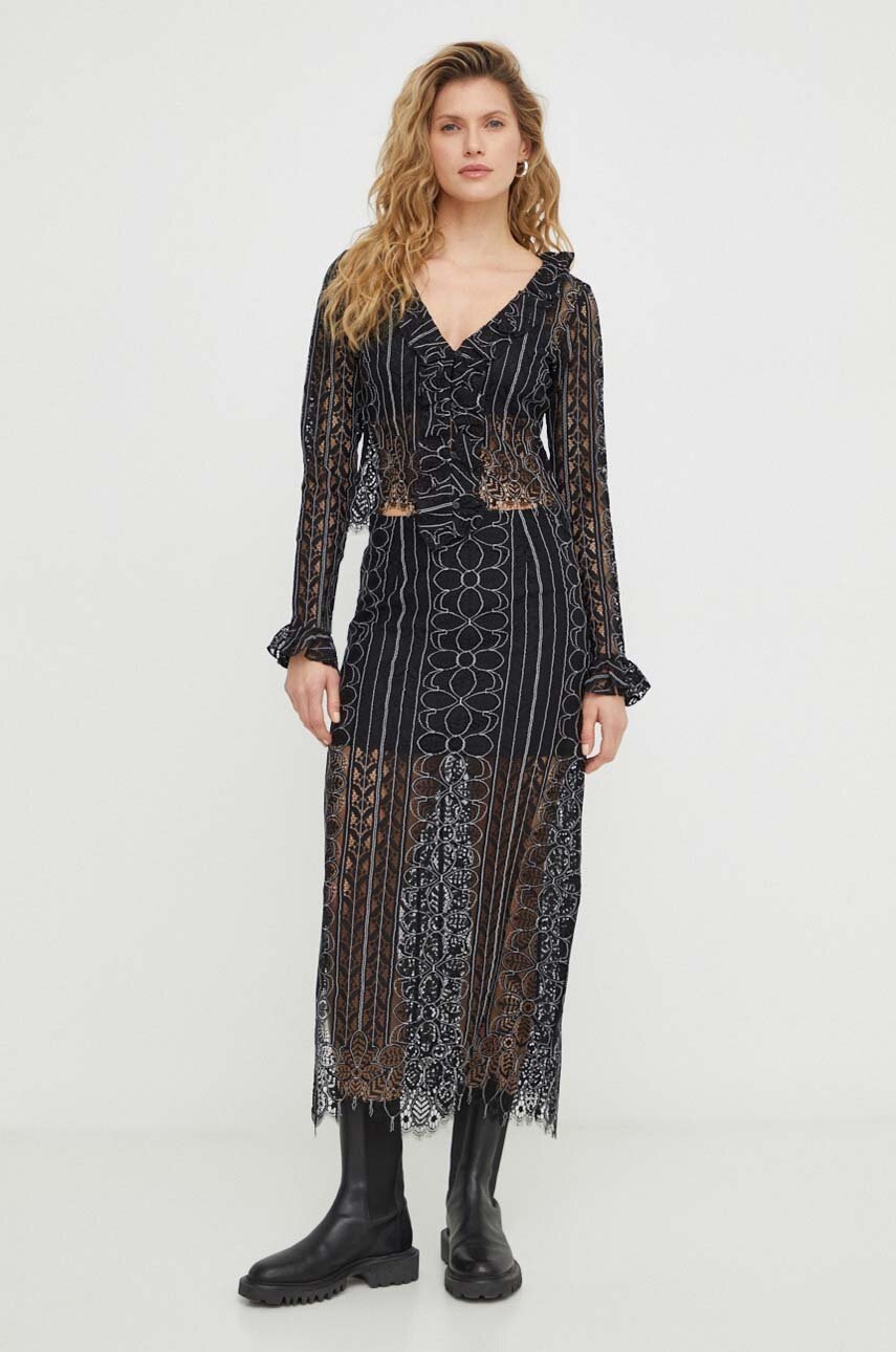 Πουκάμισο Résumé χρώμα: μαύρο φωτογραφία