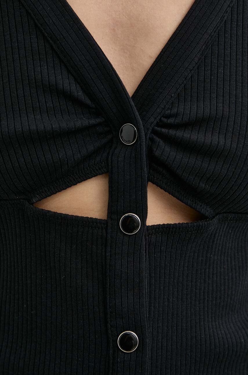 Лонгслів Pinko жіночий колір чорний 103570 A1X4 