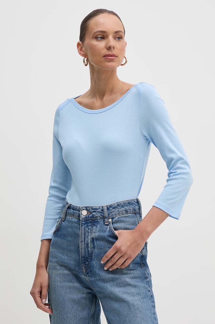 United Colors of Benetton longsleeve din bumbac