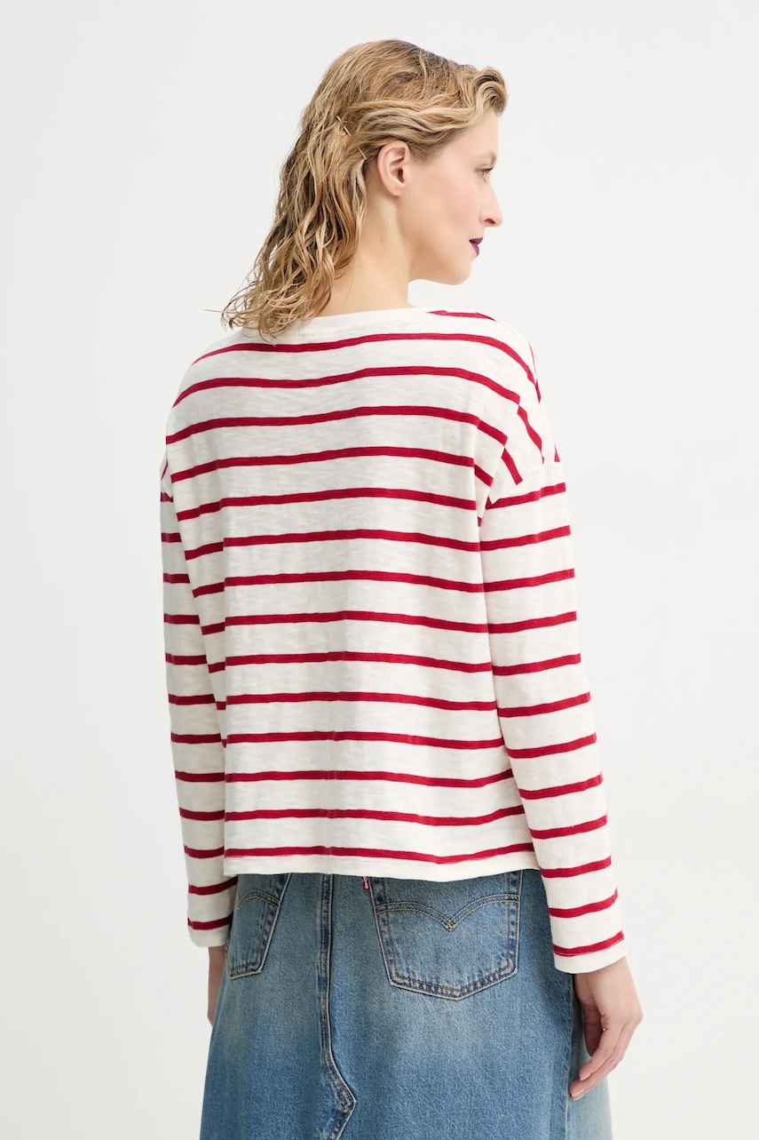 Levi's pamut hosszúujjú bézs termék 2. képe