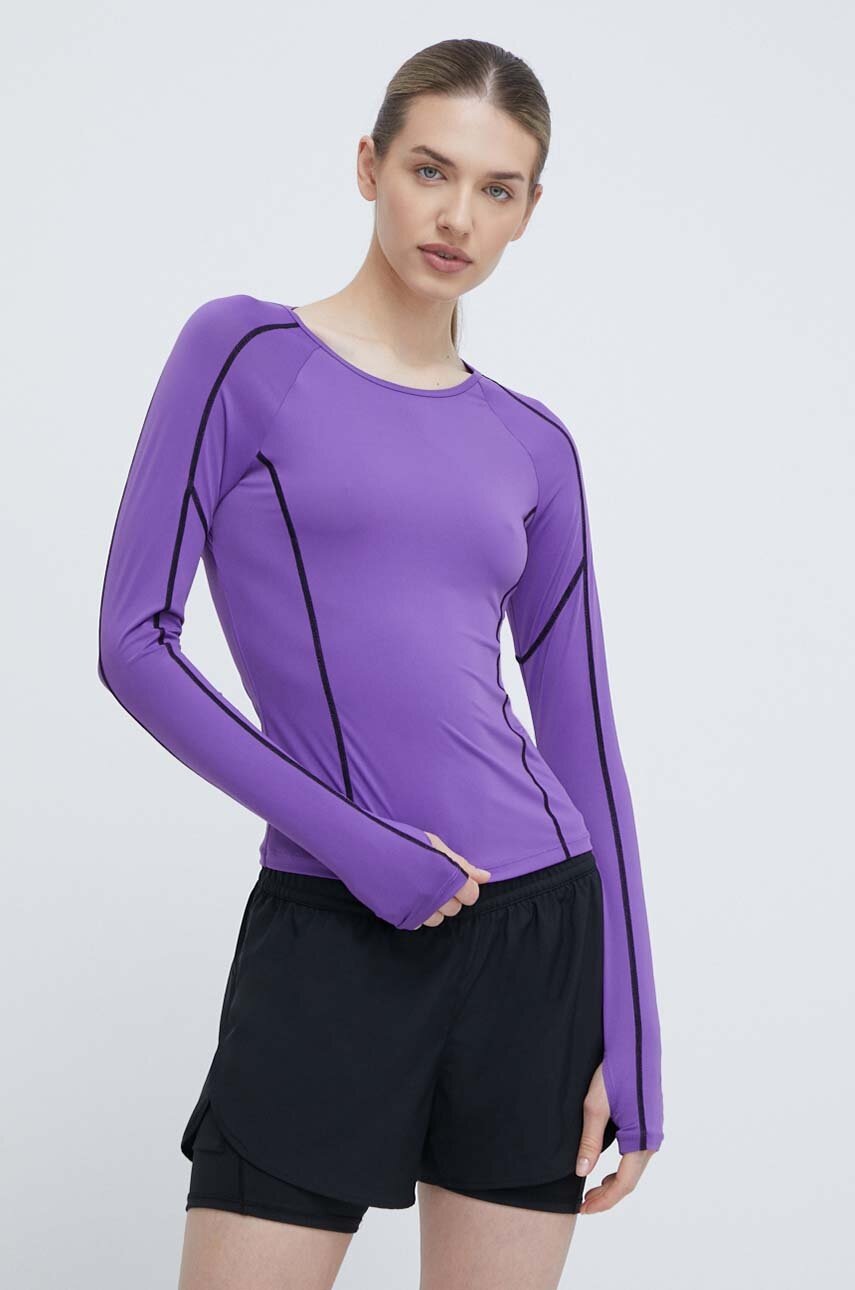 Μακρυμάνικο προπόνησης P.E Nation Heat Race χρώμα: μοβ φωτογραφία