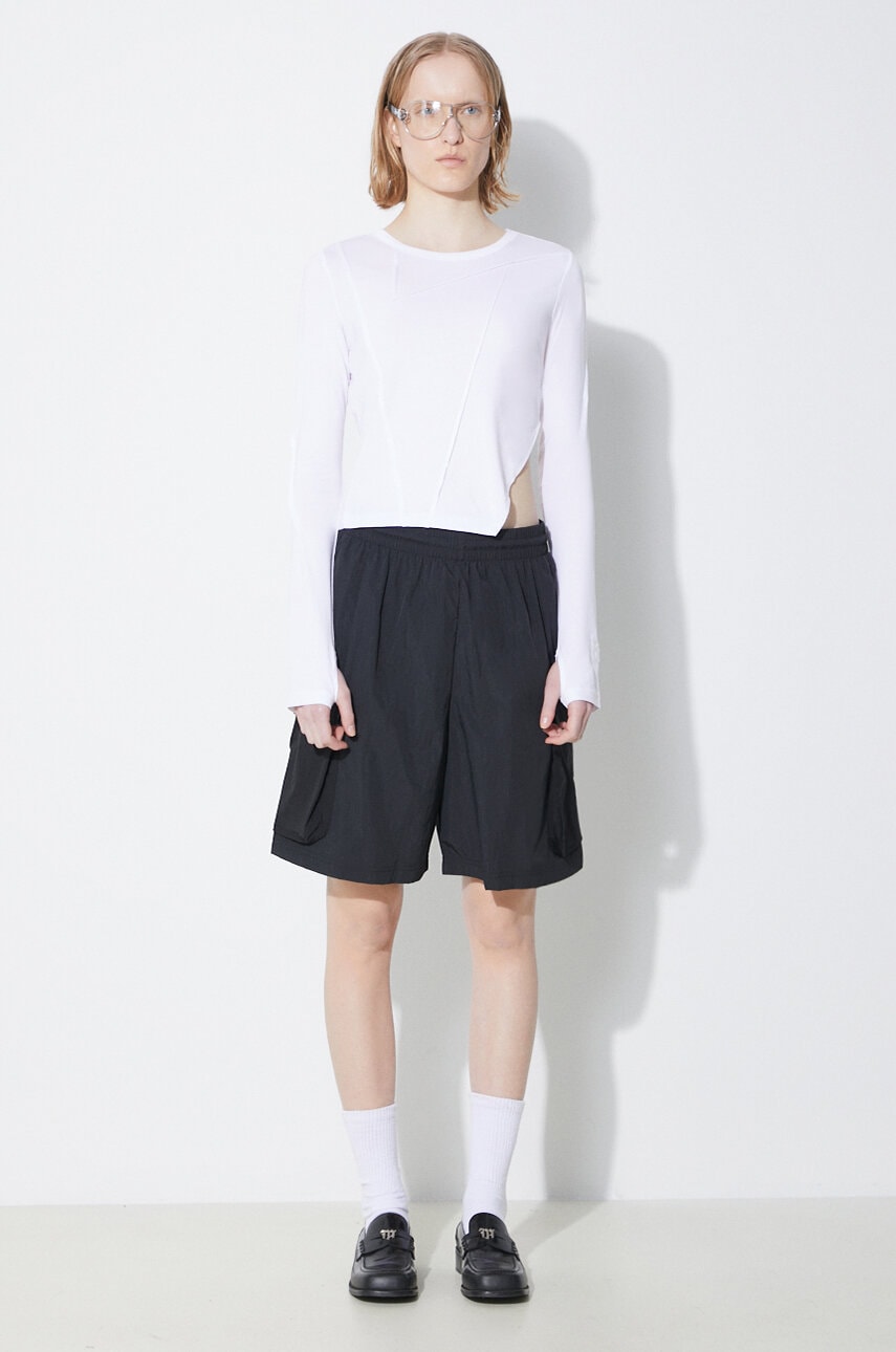 KSUBI longsleeve Fragmen femei, culoarea alb, WSP24TE005