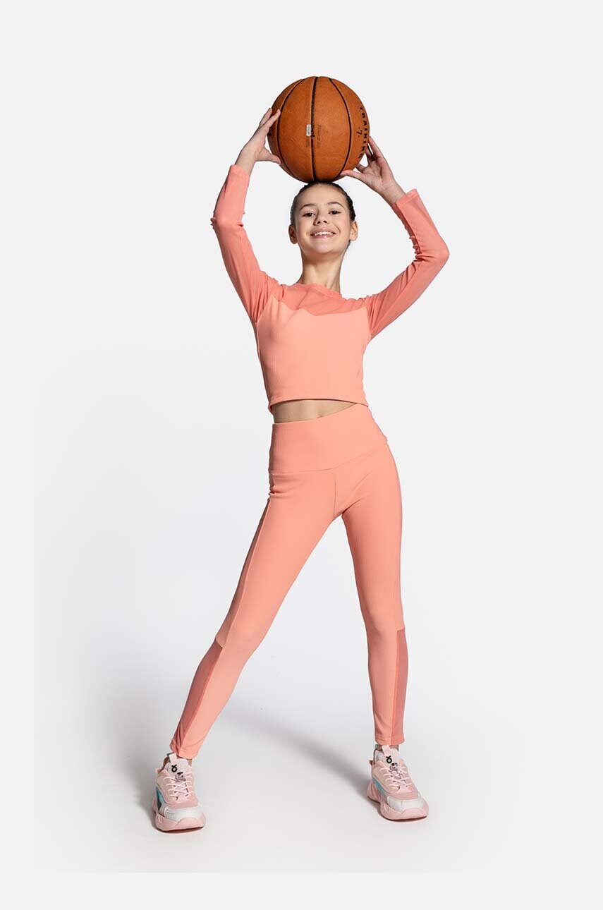 Lemon Explore longsleeve copii culoarea portocaliu Lemon Explore longsleeve copii culoarea portocaliu