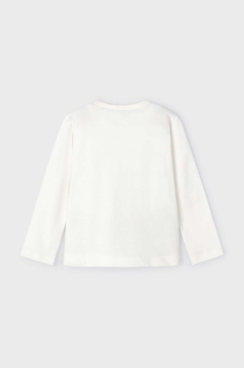 Хлопковый детский лонгслив Mayoral цвет красный