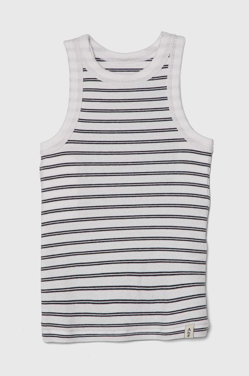 Abercrombie & Fitch tricou culoarea alb Abercrombie & Fitch tricou culoarea alb