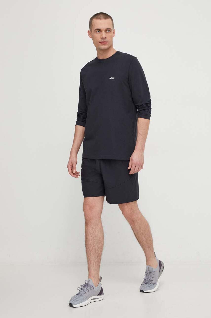 Longsleeve Boss Green χρώμα: ναυτικό μπλε, 50506365 φωτογραφία