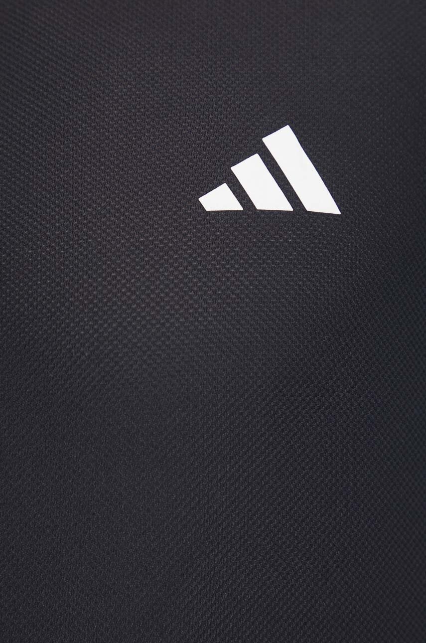 Μακρυμάνικο μπλουζάκι για τρέξιμο adidas Performance Own the Run Own the Run χρώμα: μαύρο IN1486 φωτογραφία