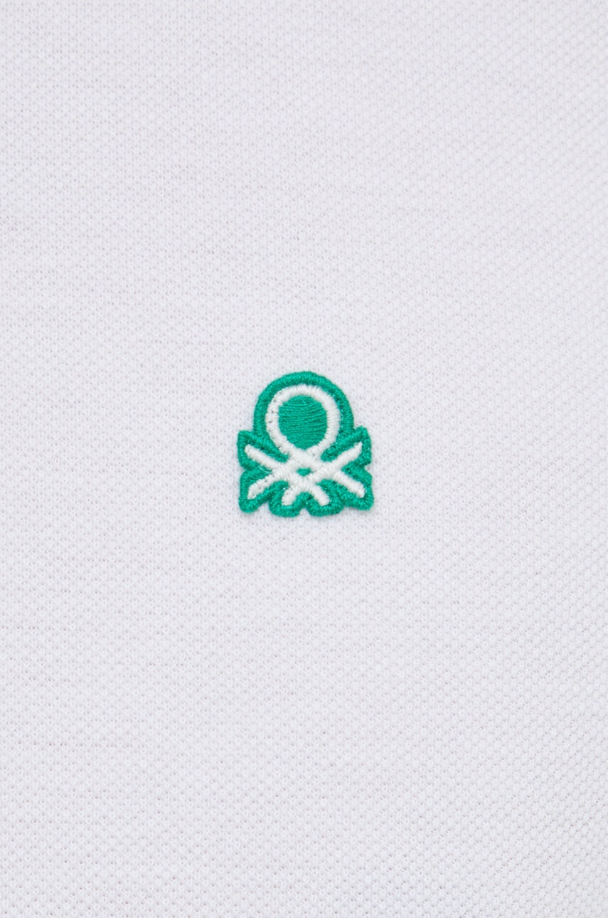 Βαμβακερή μπλούζα με μακριά μανίκια United Colors of Benetton φωτογραφία