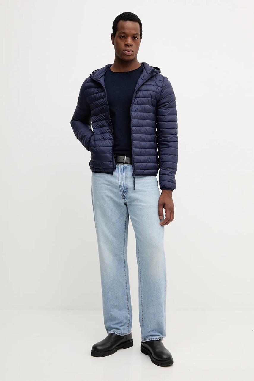 Хлопковый лонгслив United Colors of Benetton цвет белый однотонный 3JE1J19A9