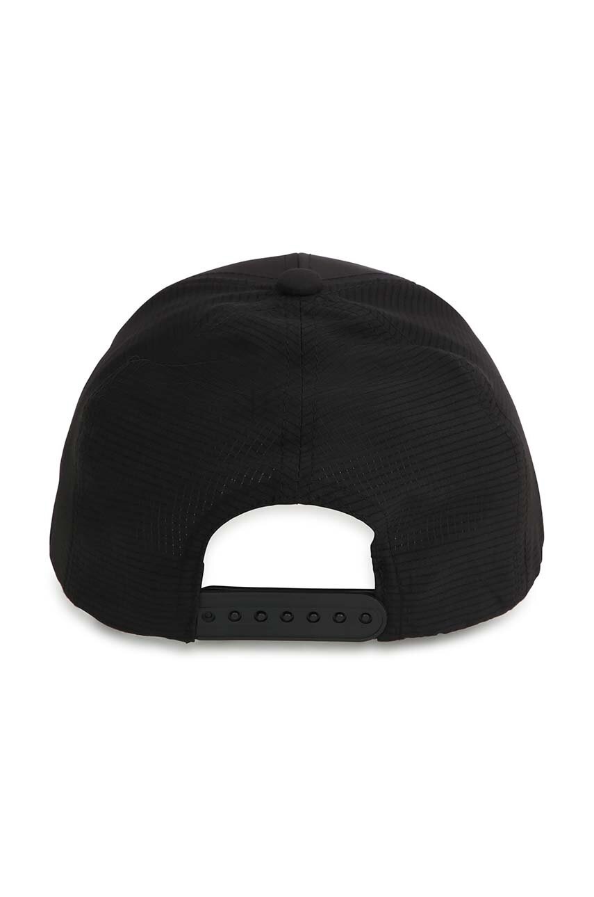 Детская кепка BOSS цвет чёрный с аппликацией Детская кепка BOSS цвет чёрный с аппликацией