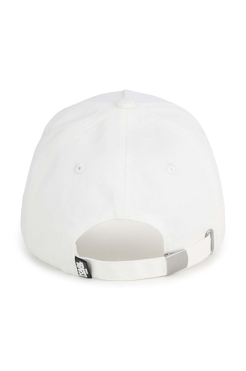 Детская хлопковая кепка Karl Lagerfeld цвет бежевый с аппликацией в Кропивницком Детская хлопковая кепка Karl Lagerfeld цвет бежевый с аппликацией в Кропивницком