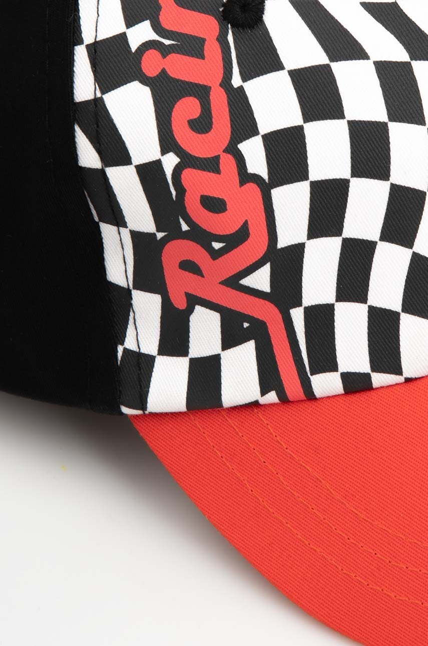 Детская хлопковая кепка Coccodrillo цвет чёрный узор Детская хлопковая кепка Coccodrillo цвет чёрный узор