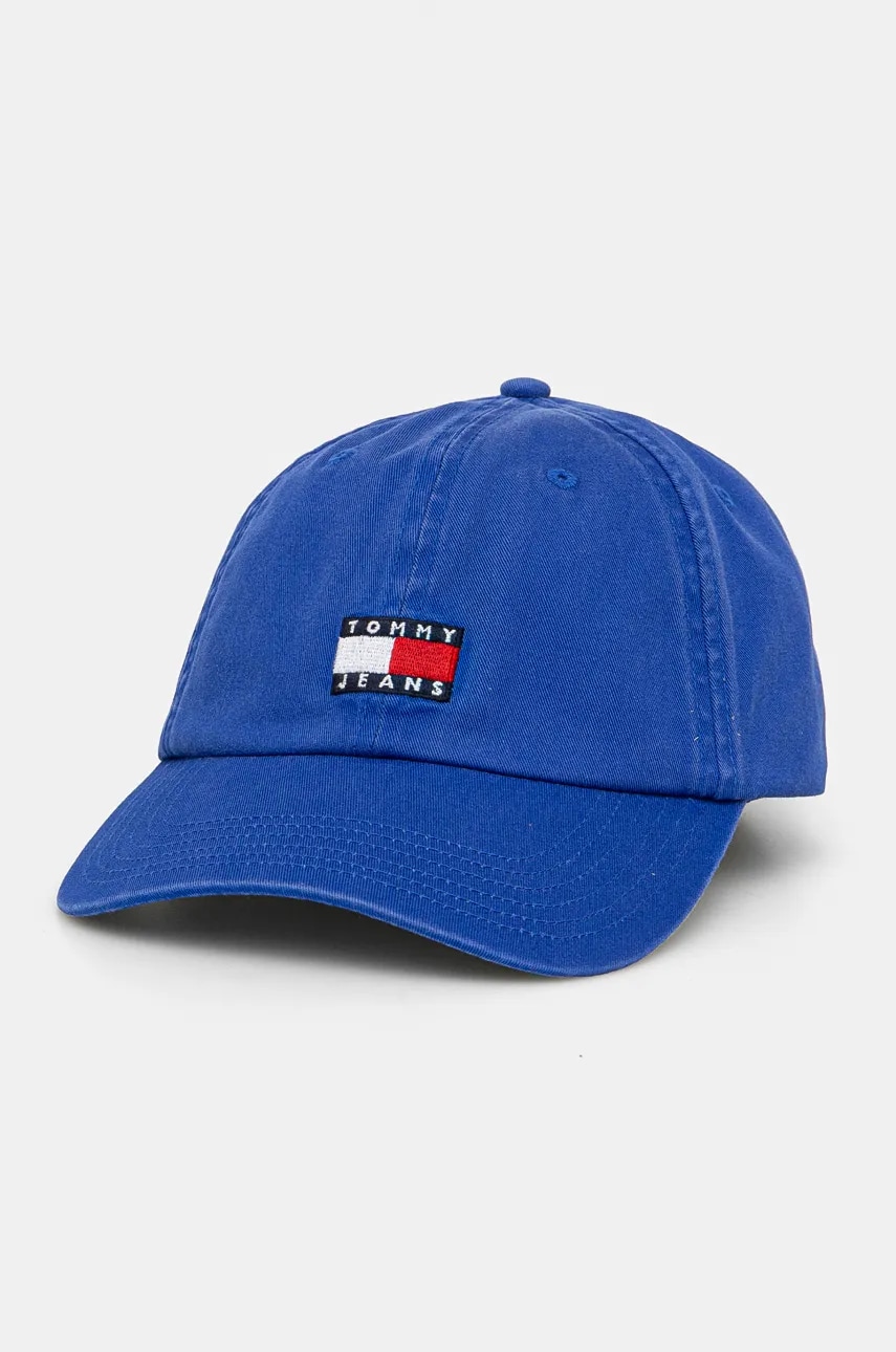 Tommy Jeans sapca de baseball din bumbac cu imprimeu, AW0AW15848