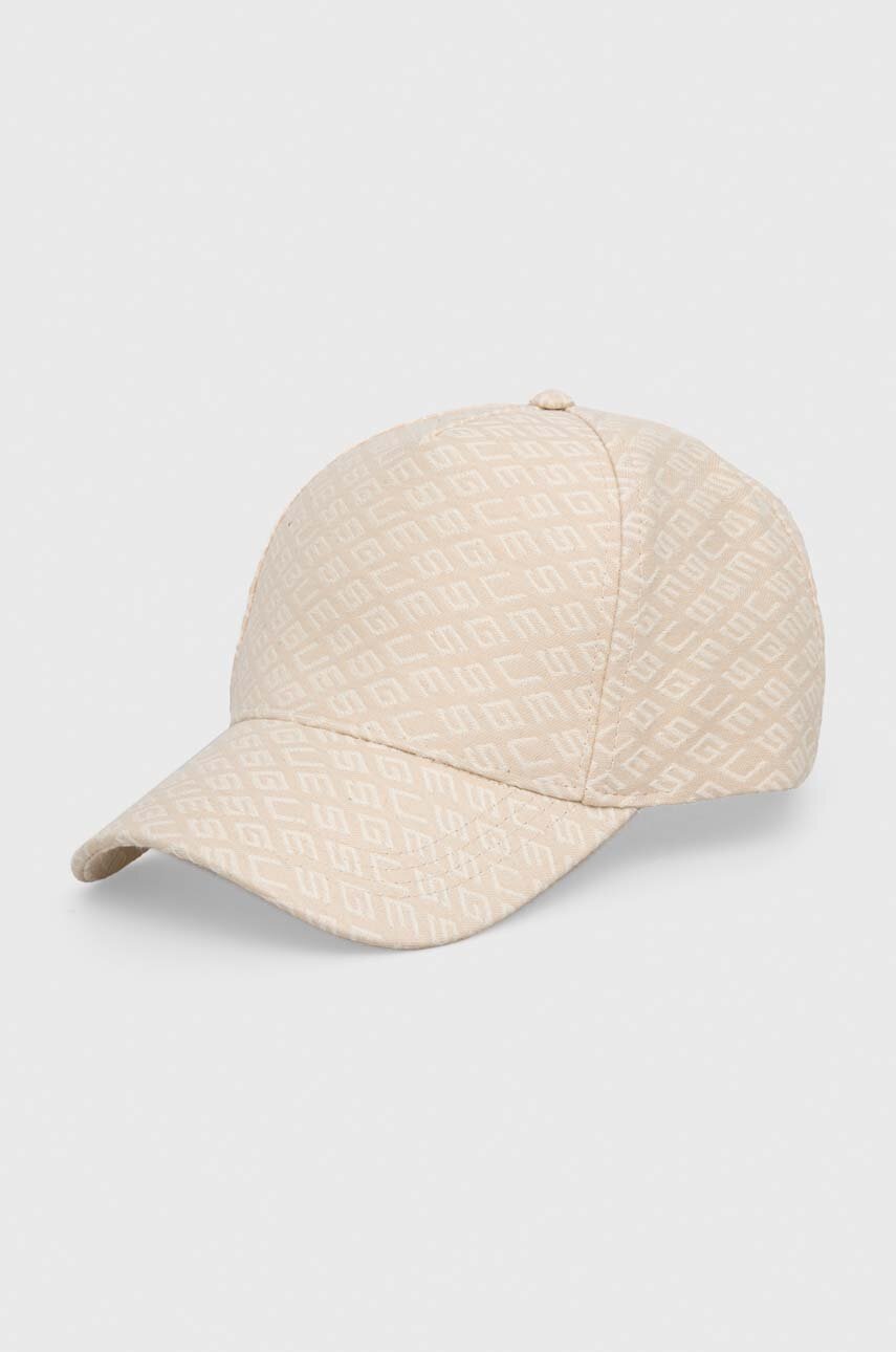 

Шапка с козирка Guess в бежово с десен AW5072 POL01, Бежов