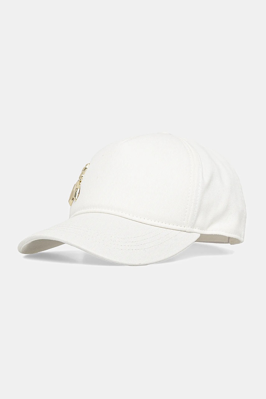 Βαμβακερό καπέλο του μπέιζμπολ Patrizia Pepe χρώμα: μαύρο, 8F0045 AB01