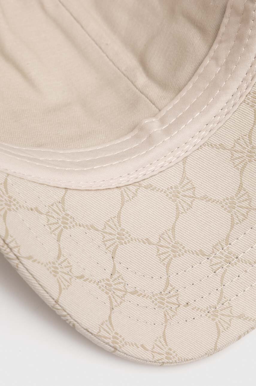 Βαμβακερό καπέλο του μπέιζμπολ Joop! χρώμα: μπεζ φωτογραφία