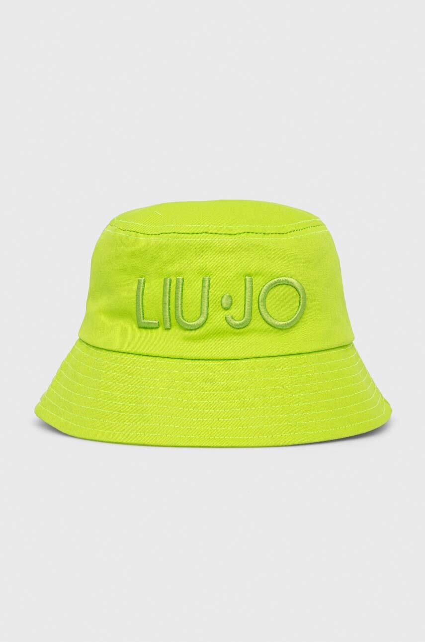 

Памучна капела Liu Jo в зелено от памук, Зелен
